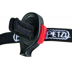 Lampe frontale de secours Petzl E+Lite noir avec sifflet de sécurité - 50 Lumens