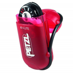 Lampe frontale de secours Petzl E+Lite noir avec sifflet de sécurité - 50 Lumens
