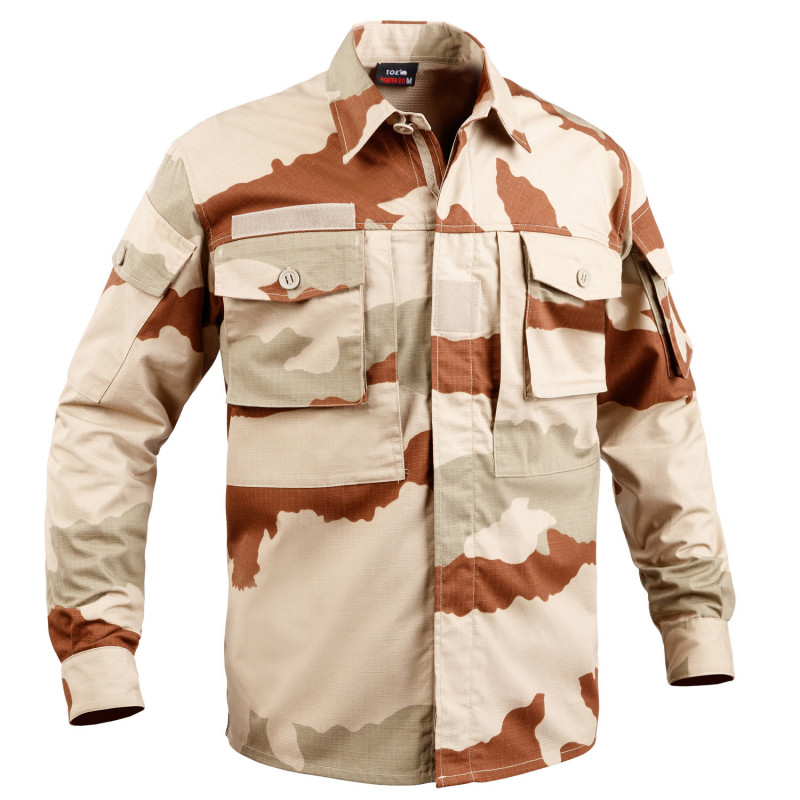 Chemise de combat militaire cam désert
