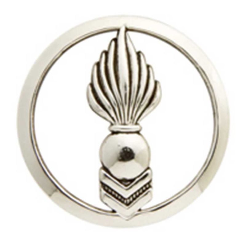 Insigne de béret argenté Corps Techniques et Administratifs