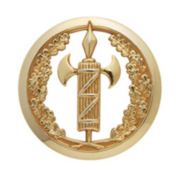 Insigne de béret doré Justice Militaire