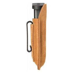 Porte-chargeur simple inside cuir souple beige pistolet automatique 02
