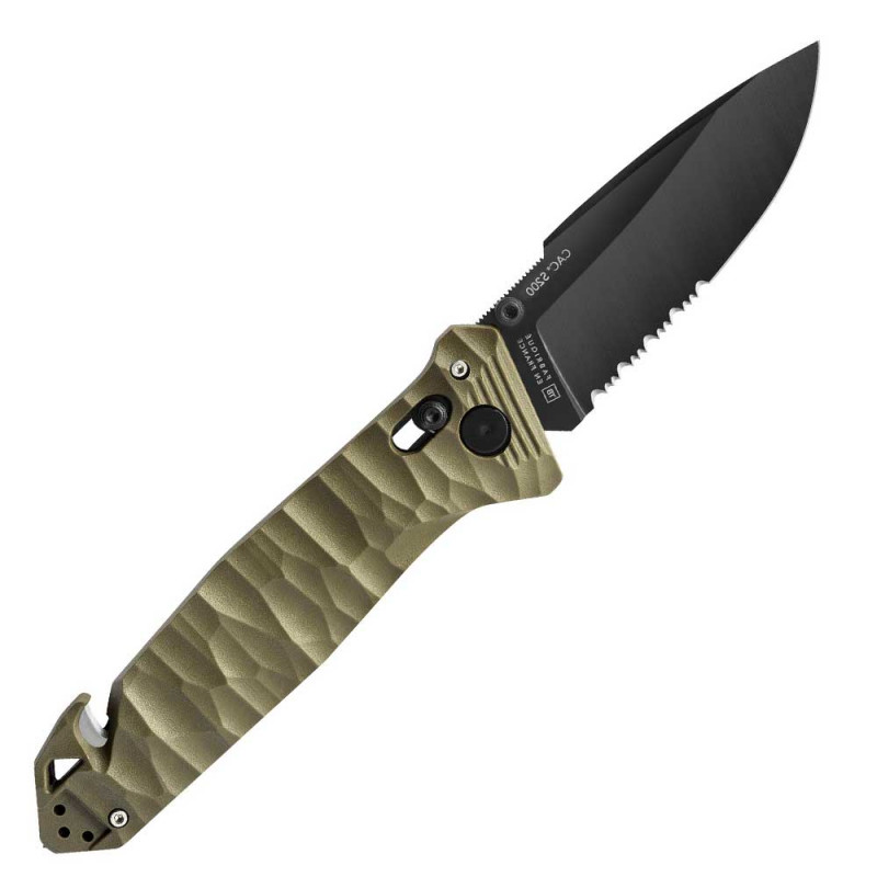 Couteau de poche Cac® S200 PA6 vert OD 01