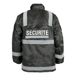 Coupe-vent fourré Sécurité Bandes Réfléchissantes