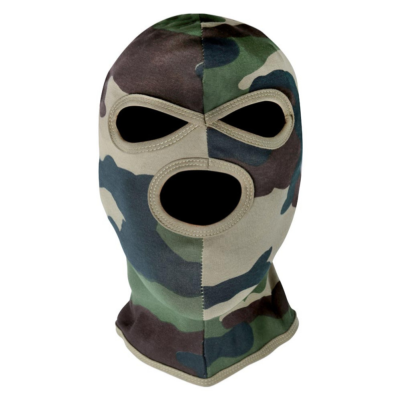 Cagoule Chasse Camo CE 3 Trous