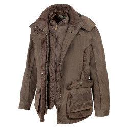 Veste Normandie Avec Gilet Interieur Amovible Marron
