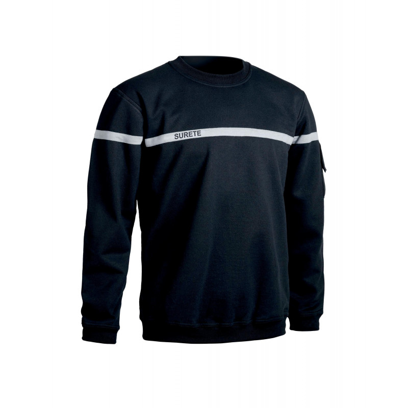 Sweat Sécu-One sûreté bande grise