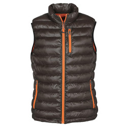 GILET MATELASSE TREKKING Marron