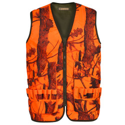 GILET CHASSE SAVANE REVERSIBLE GHOST CAMO