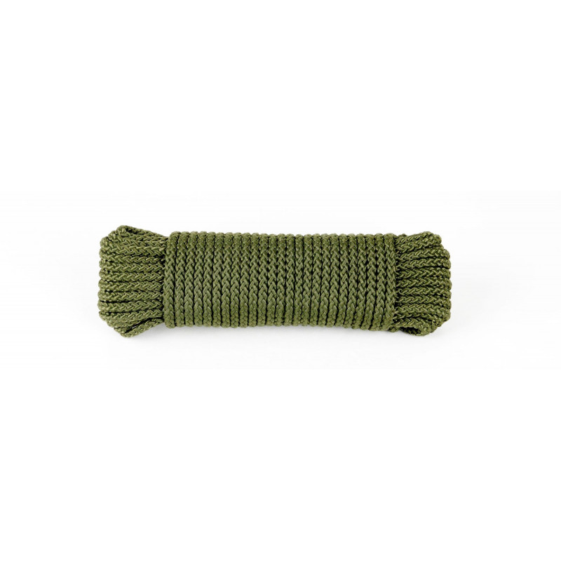 Drisse corde Ø 5 mm - longueur 15 m kaki