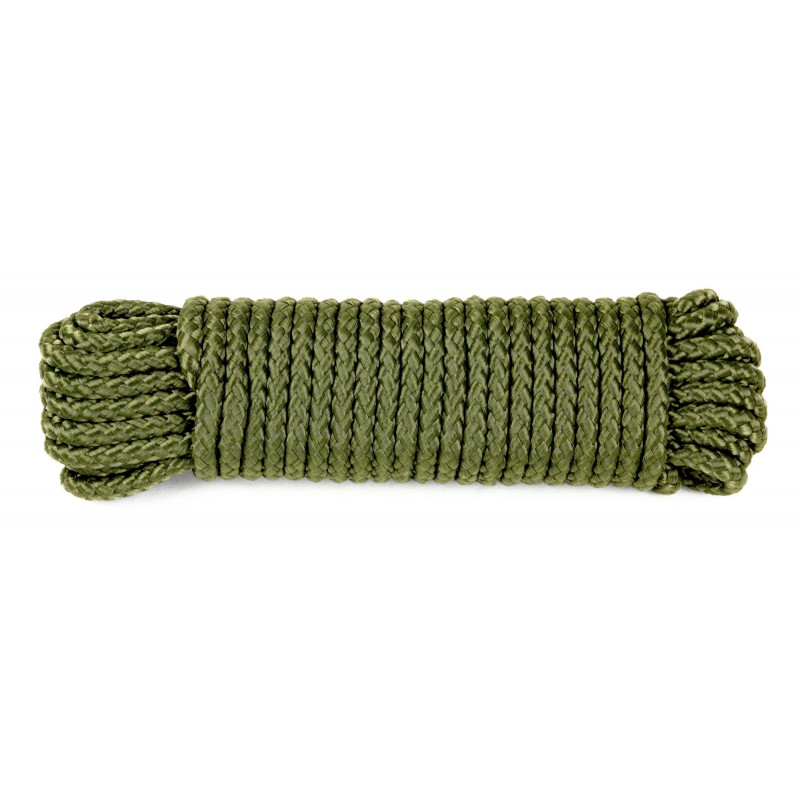Drisse corde Ø 9 mm - longueur 15 m kaki