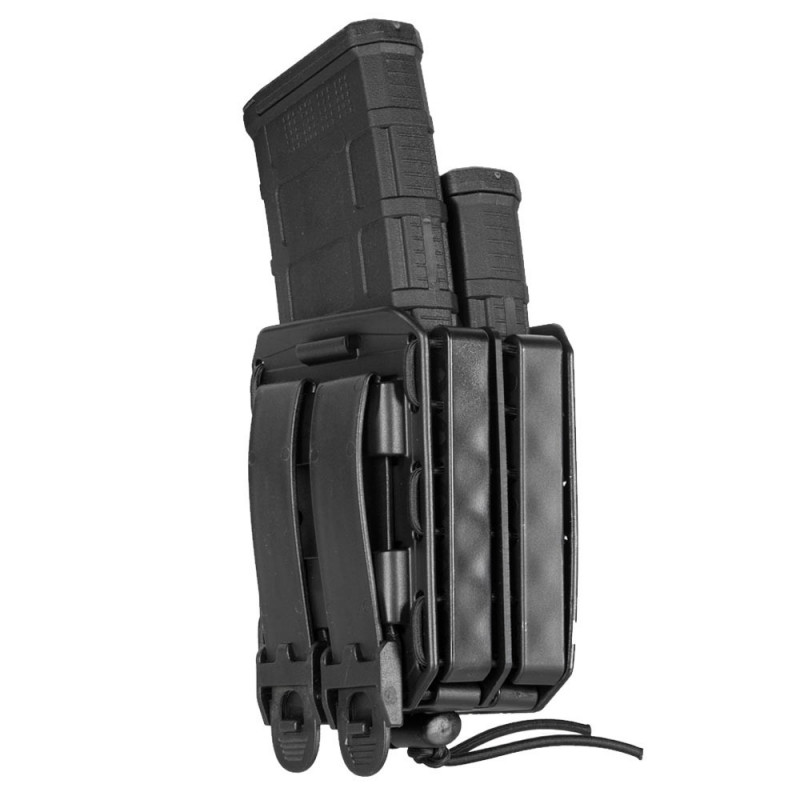 Porte-chargeur double Bungy 8BL pour M4/AR15 NOIR 01