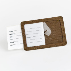 Portefeuille + Etiquette Tan 02
