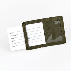 Portefeuille + Etiquette Kaki 03