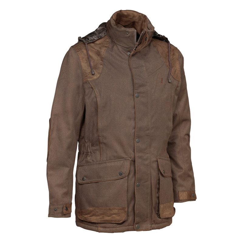 VESTE CHASSE SOLOGNE SKINTANE OPTIMUM Marron