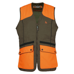 GILET GROUSE Kaki Orange