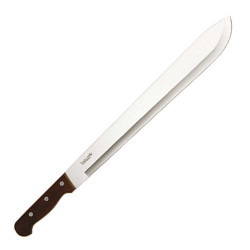 COUTEAU LAME 45 CM. MACHETTE MANCHE BOIS ETUI