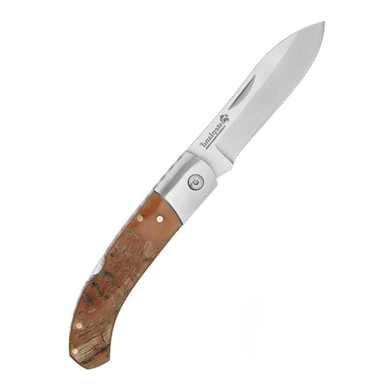 COUTEAU DE POCHE LAME PLIABLE 8CM. MANCHE MOUFLON