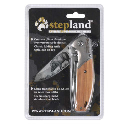 COUTEAU PLIANT LAME 11 CM IMPRESSION SANGLIER