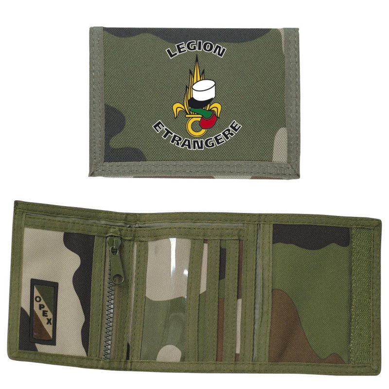 PORTEFEUILLES POLYESTER CAMOUFLAGE  LEGION