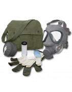 Masques à gaz  guerre mondiale, Ration de l'Armee, Insignes Militaire